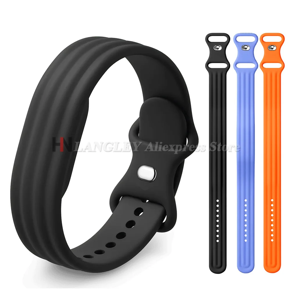 Breathable Silicone Sports Watch Strap - Universal Fit Replacement Wristband