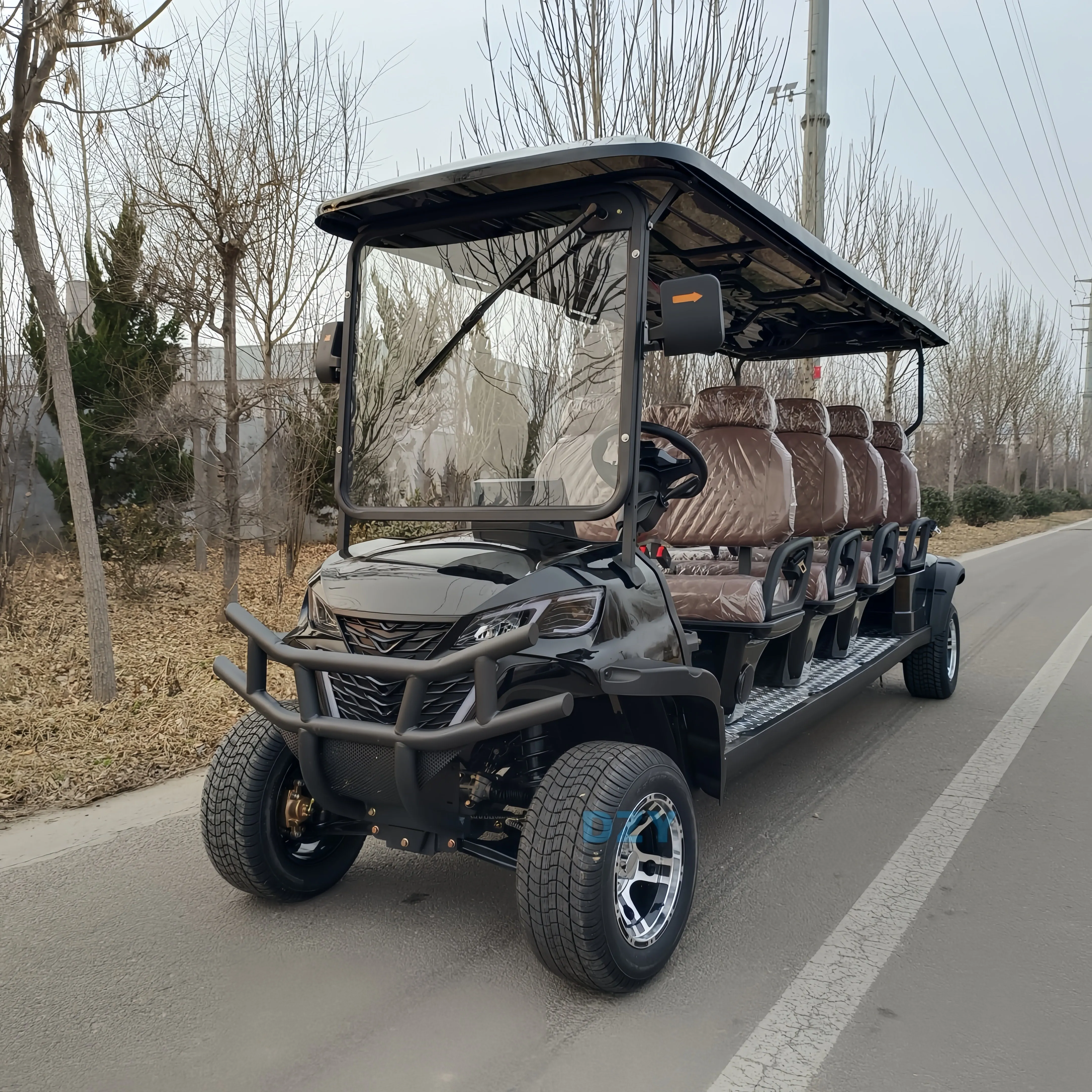 4+6인승 전기 골프 카트 48V/72V 4륜 스틸 리프트형 사냥 카트 (골프 트롤리 제조 제품)