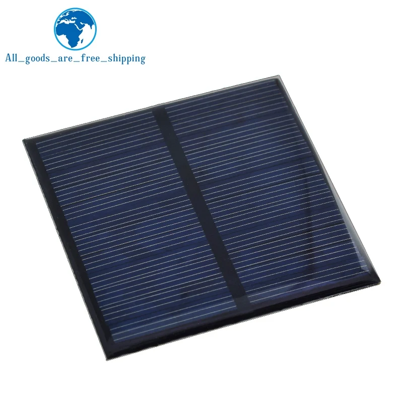 TZT1/3pcs 6V 150mA 0.9W 태양 전지 패널 다결정 80*80MM 미니 Sunpower 태양계 DIY 배터리 휴대 전화 충전기