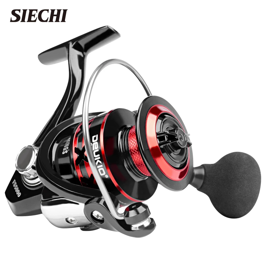

SIECHI FS 2000-7000 4.7:1 5.0:1 Gear Ratio High Speed Fishing Reel Water Resistance 10KG Max Drag Power Spinning Reel Carp Reel