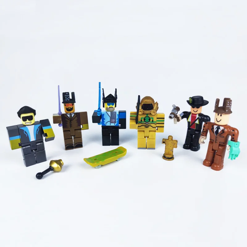 ROBLOX Building Block Dolls Assemble Virtual World Games and Dolls