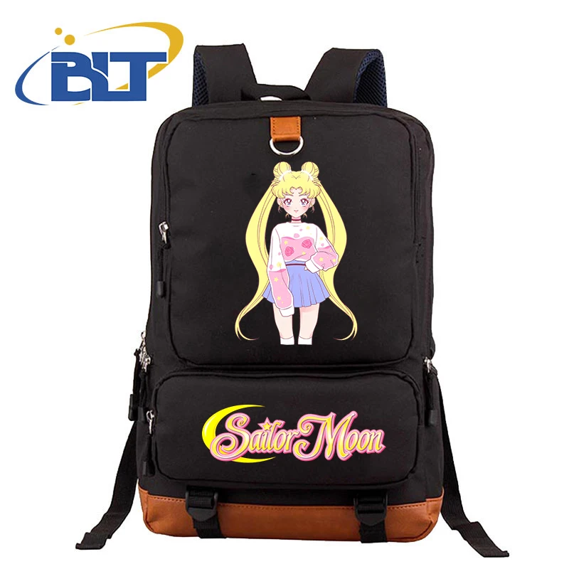 

Школьный рюкзак для девочек с мультяшным принтом Сейлор Мун