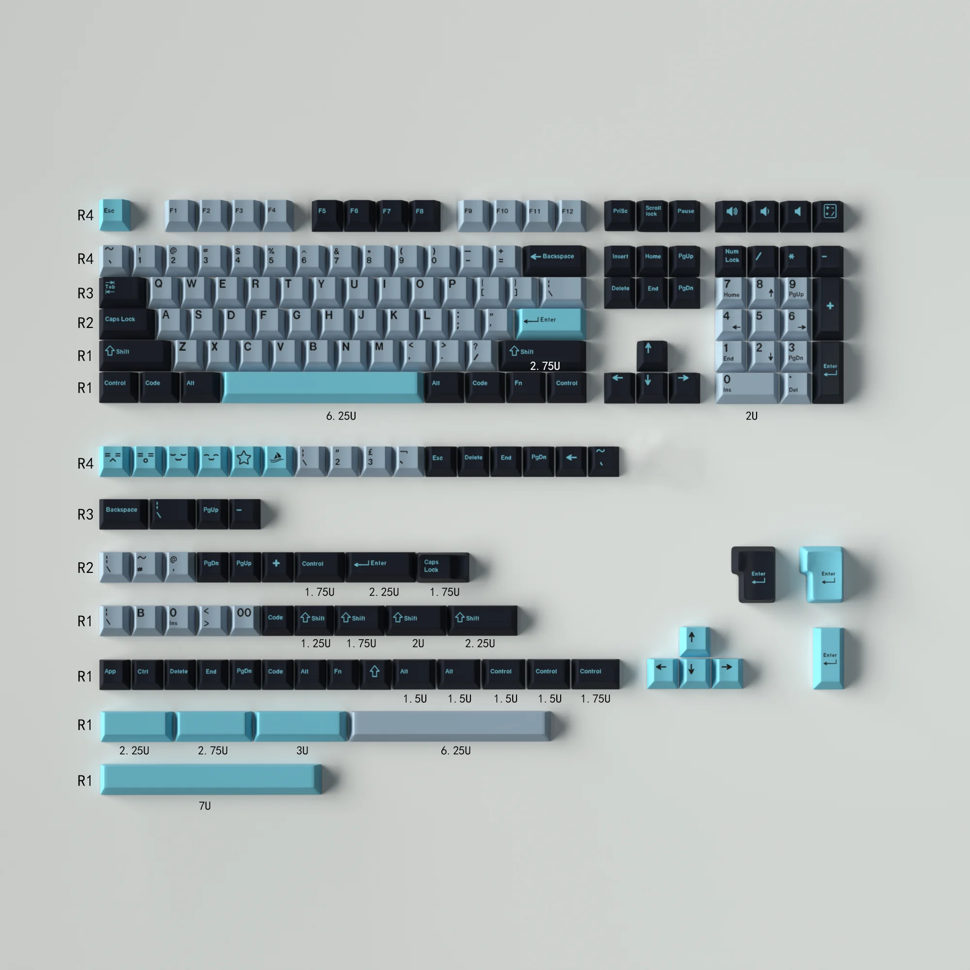 Double Shot Gmk Keycap Olivia Shoko Jamon Wob Samurai Vermelho Botânico Pbt Keycaps Perfil Cereja para Teclado Mecânico - Imagem 5