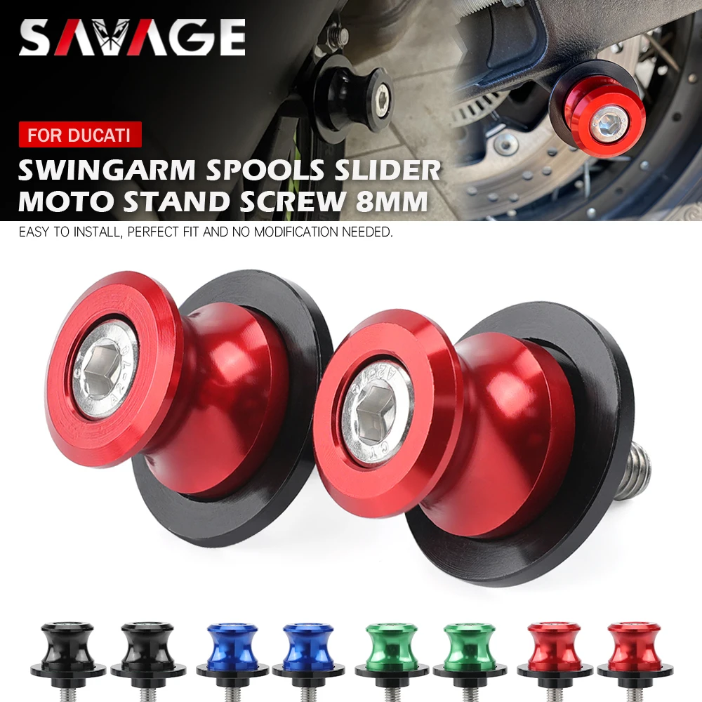 

Swingarm Spools Slider For DUCATI Multistrada 950/S 1200 1260 Enduro V4 V4S V2 V2S MTS 950 Motorcycle Accessories Stand Screw M8