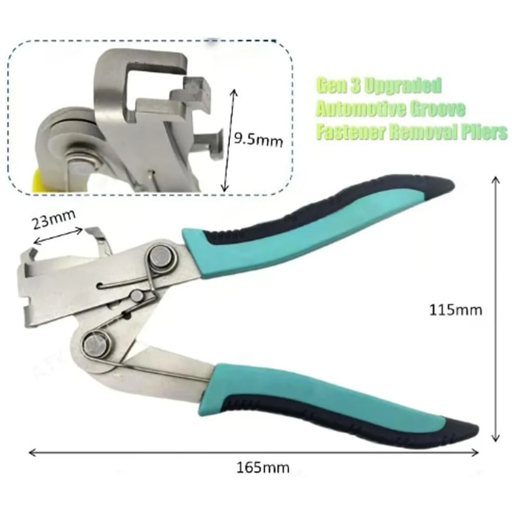 Plastic Rivets Pry Puller Open The Panels Effortlessly Without Damage Trim Clip Fastener Remover Auto Snap Pliers for Auto