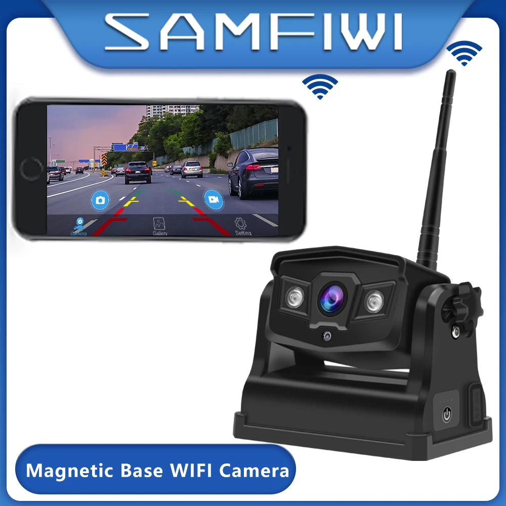 

NEW 5G WiFi HD 1080P 100M Wireless Back camera Bus Van Truck RV Car DVR Front Rear View Camera For IOS and Android Phone