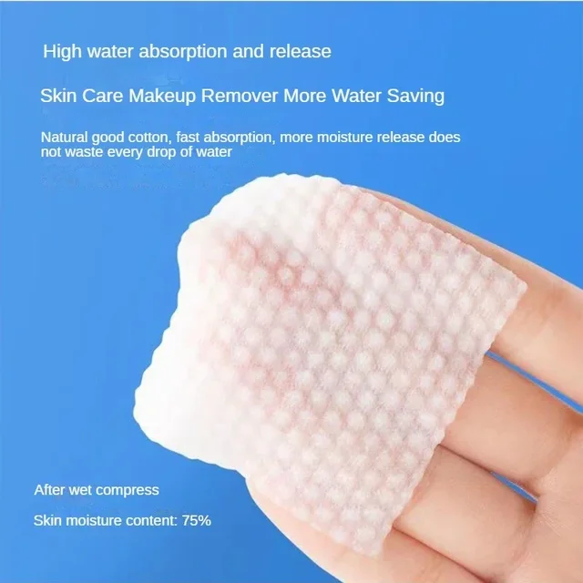450/500/600PCS Facial Puff Cotton Pads Disposable Makeup Accessories Remover Practical Face