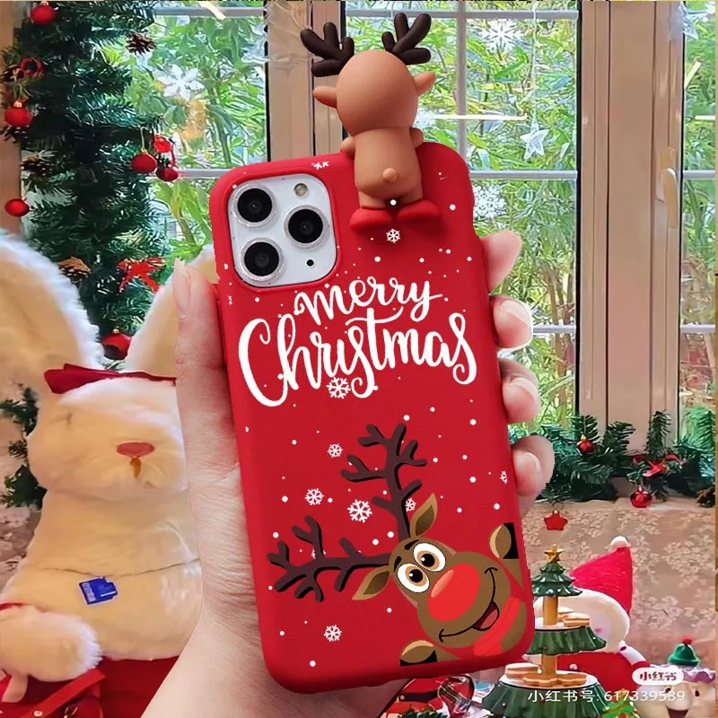 Festive Christmas Santa Phone Case Cover