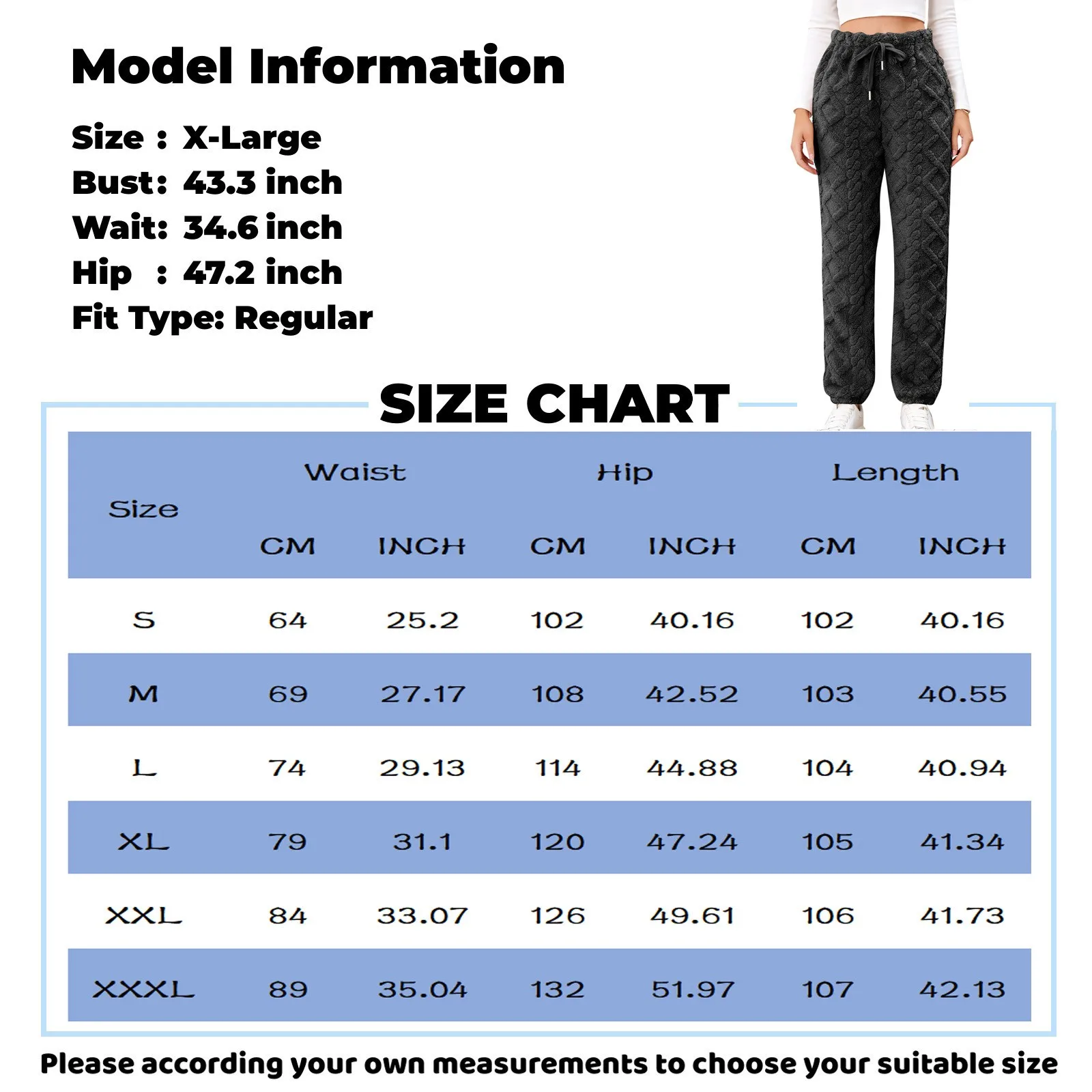 Female Clothes Warm Fleece Home Trousers Coral Fleece Loose Pants Women's Casual Trousers Comfortable Plush Pants Autumn Winter