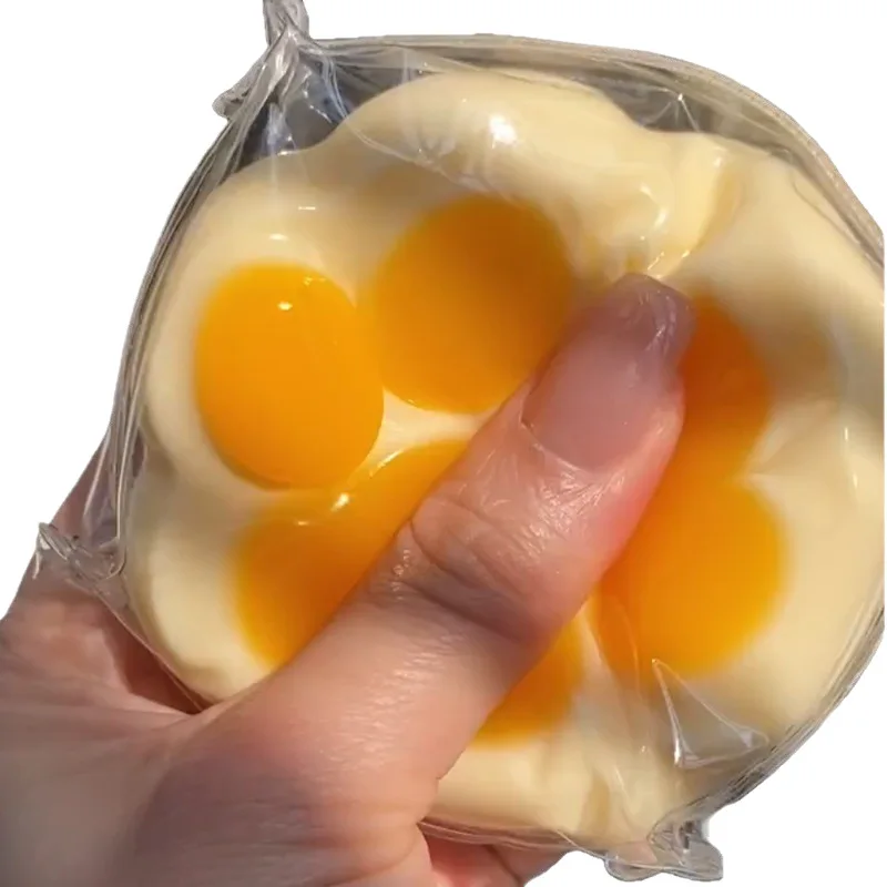 귀여운 고양이 발바닥 모양 스티키 스퀴즈 토이, 부드럽고 사실적인 젤리 글리터 클로 스퀴시 스트레스 해소 장난감, 어린이와 어른을 위한 특별한 선물 아이디어