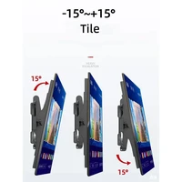 Universal TV Bracket Wall Mount Fixed TV Stand for Most 32-65 in -Tilted ±15° tv Monitor Holder VESA 400 x 400mm, load 45kg - Image 3