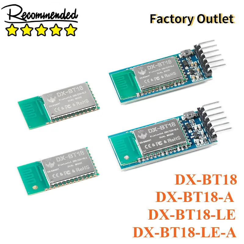 DX-BT18 DX-BT18-A DX-BT18-LE SPP3.0 Dual-mode Wifi Wireless Serial High-speed Transparent Bluetooth-совместимый |
