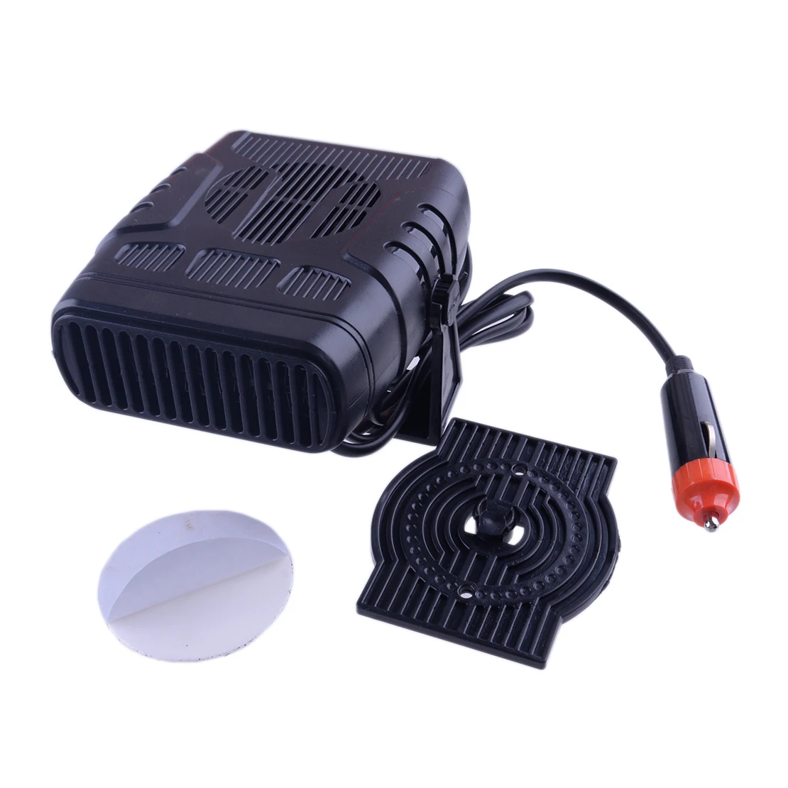 Universal Black 12V Portable Electric Car Auto Heater Truck Heating Cooling Fan Demister Defrost Rotatable 120W New