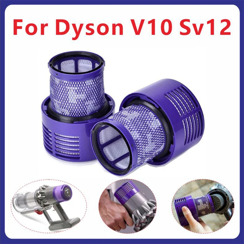 

For Dyson V10 SV12 Cyclone Accessories Filters Cordless Vacuum Cleaner Washable Replacement Post-Filter Spare Parts