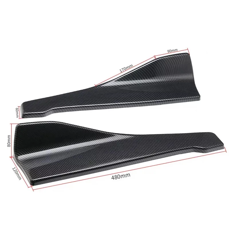 Universal Car Front Rear Bumper Strip Lip Spoiler Diffuser Splitter Scratch Protector Carbon Fiber Winglets Side Skirt Extension bumper strip bumper lip decoration car bumper spoiler bumper lip car side spoiler car rear bumper lip bumper protector front bumper cover front bumper decoration