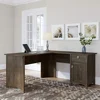 L-Shaped Desk with Storage Study Table Drawers Cabinets Home Office Computer Desk Space Saving Open Construction Plenty Storage 2