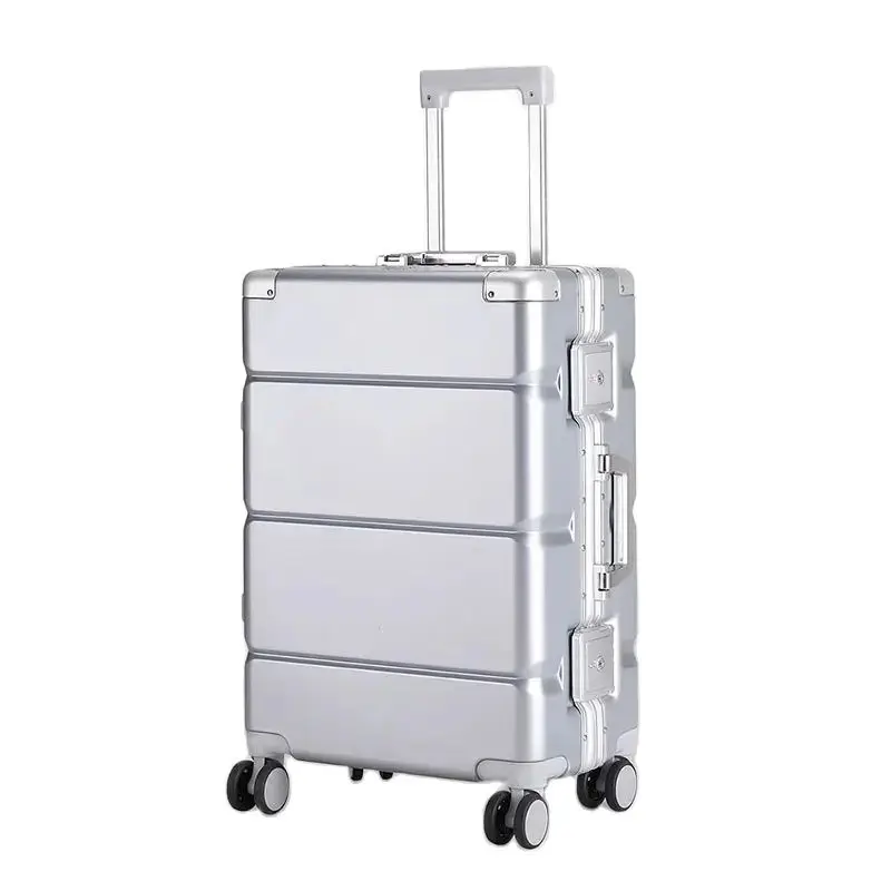 MIERSPORT Travel Suitcase Aluminum Frame Universal Wheel Rolling Luggage Bag