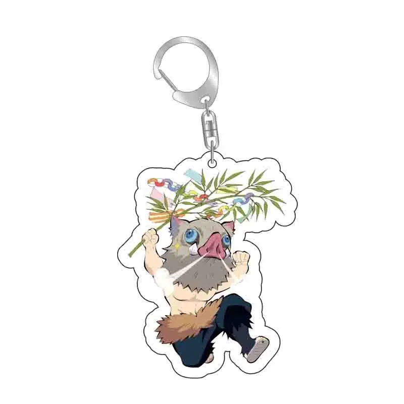 

Keychain Demon Slayer Acrylic Pendant Figure Key Chain For Children Gifts Japanese Anime