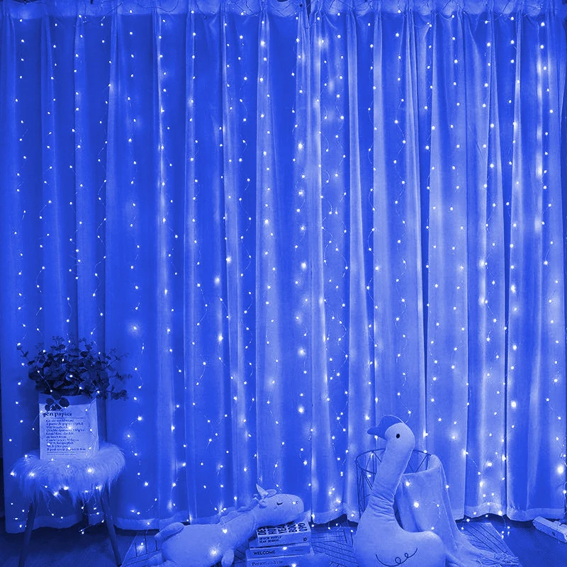 thumbnail image 1 of Guirnalda de luces LED con enchufe USB para decoración de bodas, fiestas, árboles, hogar, vacaciones, adornos colgantes, 6 m/4 m/3 m, 1 of 5