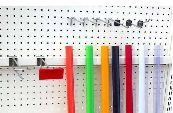 30 teile/los 59 cm Regal Clamp Snap Abdeckung Schutz Preis Snap Preis Label Halter Streifen Regal Talker Pvc Werbung Daten streifen – Detail 1