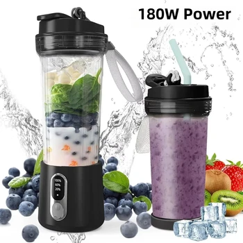 "180W Portable Juicer, Dual-Use USB Blender 1