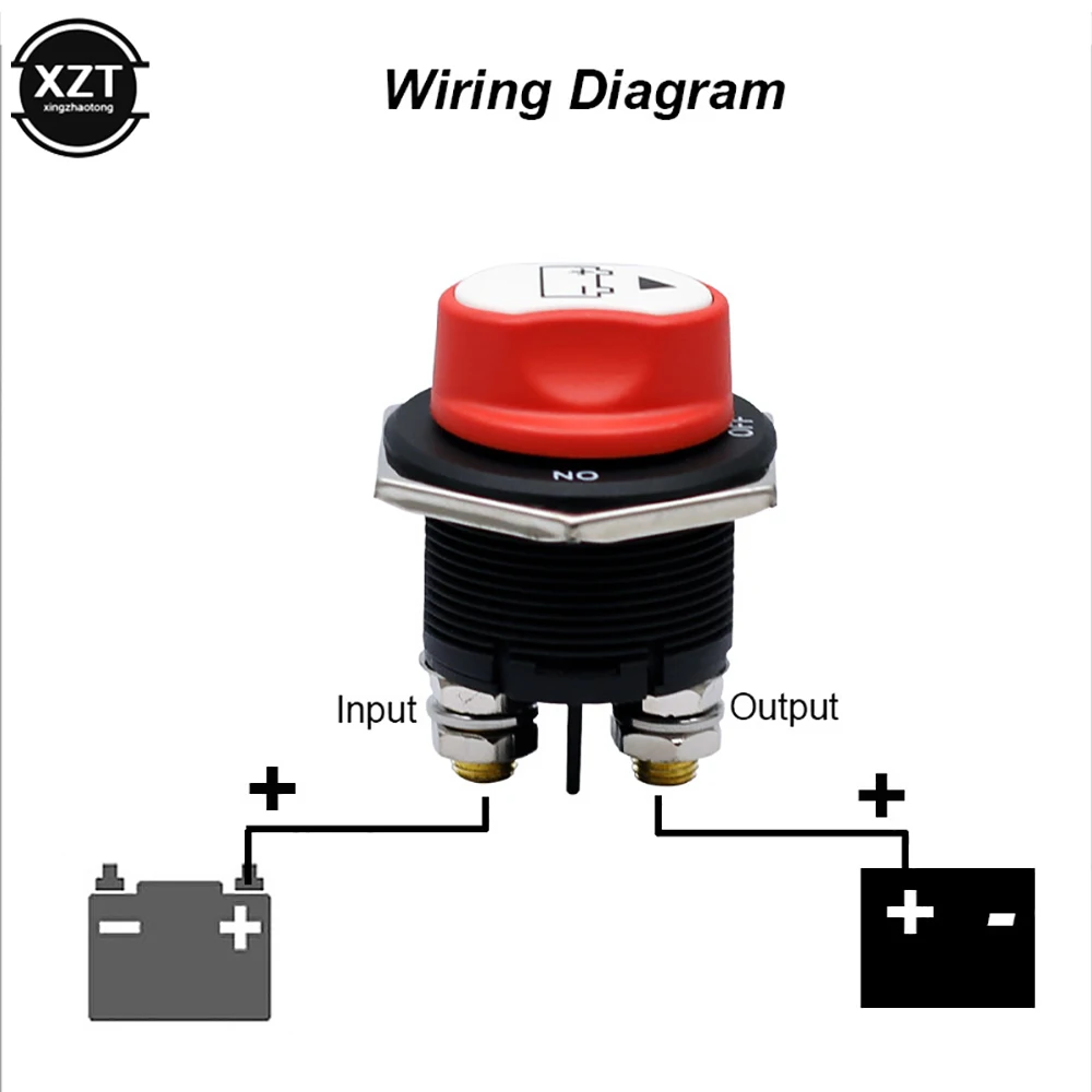  Interruptor de corte de batería automotriz 12V coche camión  barco aislador de batería desconectador : Automotriz