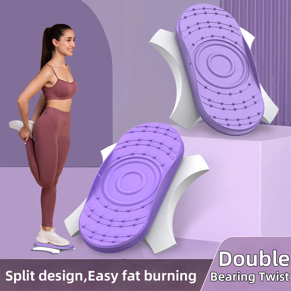 

Twister Board Waist Twisting Disc Ab Rollers Board Waist Trainer Trimmer for Core Full Body Workout Home Gym Fitness Equipment