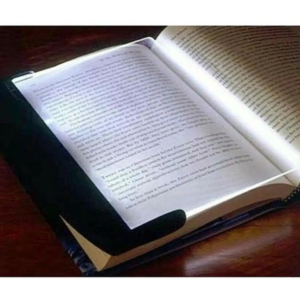 

Creative Flat Plate LED Book Light Reading Night Light Portable Travel Dormitory Led Desk Lamp Eye Protect For Home Bedroom H6S5