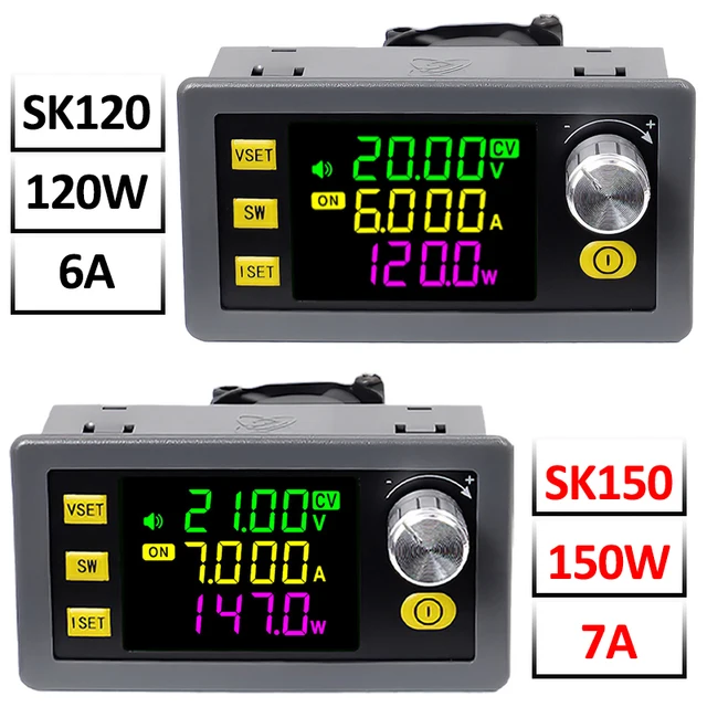Convertisseur Buck Boost 120W/150W, alimentation régulée réglable, entrée, tension constante, courant Constant, Module de charge solaire 1