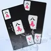 Mahjong Playing Cards Travel-Friendly PVC Mahjong Card Set Interactive Board Games AdultsCards Mahjong Fun For Class Activities 5