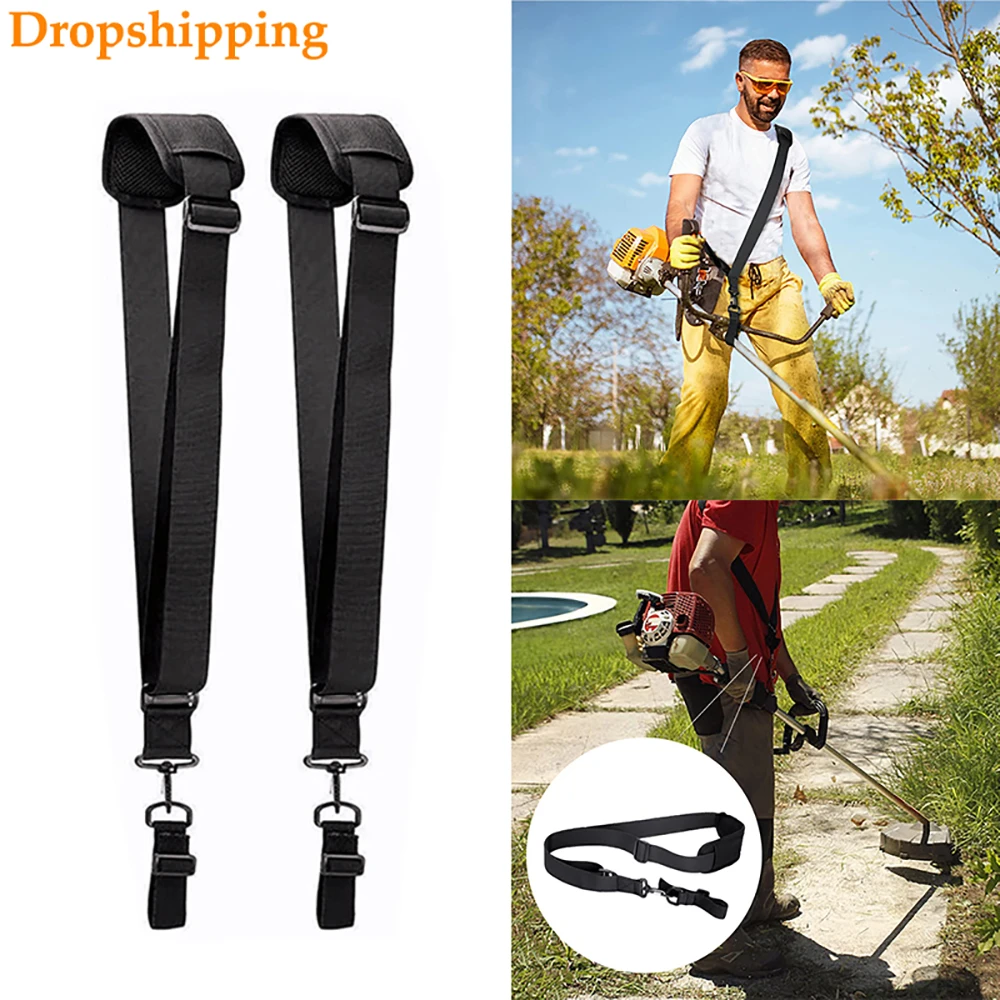 Adjustable Grass Trimmer Shoulder Strap Heavy Duty Single Harness Lawn