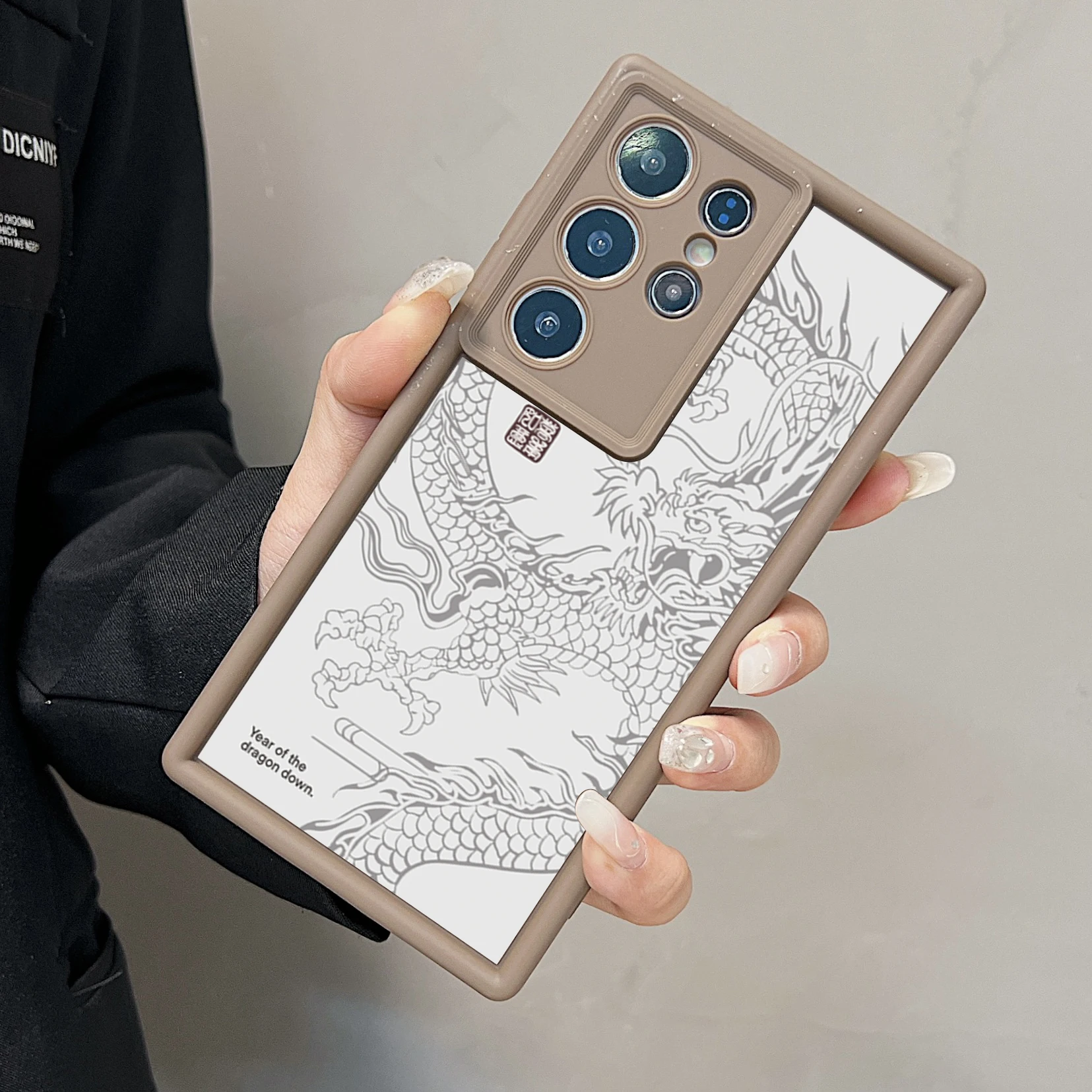 Exquisite Dragon Totem Luxury Phone Case Cover