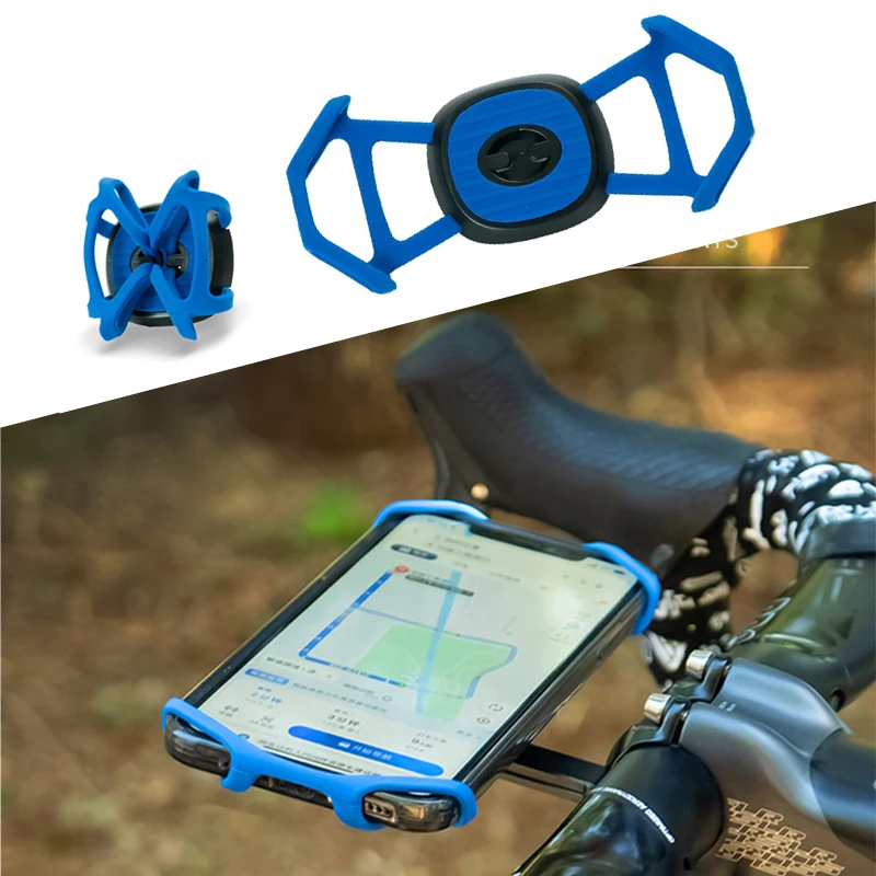 Portable Bicycle Mobile Cellphone Holder Foldable Bike Phone Holder Motorcycle Phone Support for IPhone Samsung Xiaomi bicycle accessories bicycle bracket