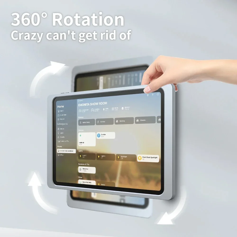 EMONITA Wall Mount Charger iPad Charging Case PoE DC up to 18W