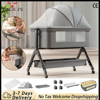 baby bed baby cot baby crib with rocking newborn bed nest for baby travel bed mother kids bebe Cradle Infant bed Baby Furniture