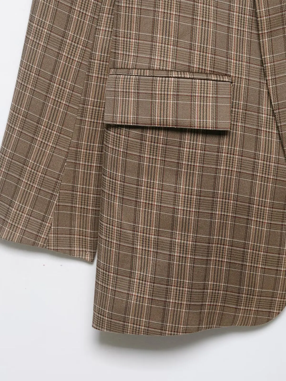 Damen Vintage Gestreifter Knopfanzug 2026 Frühling Neuer Schicker Büroanzug Elegante High-Street-Jacke für Damen – Detail 5