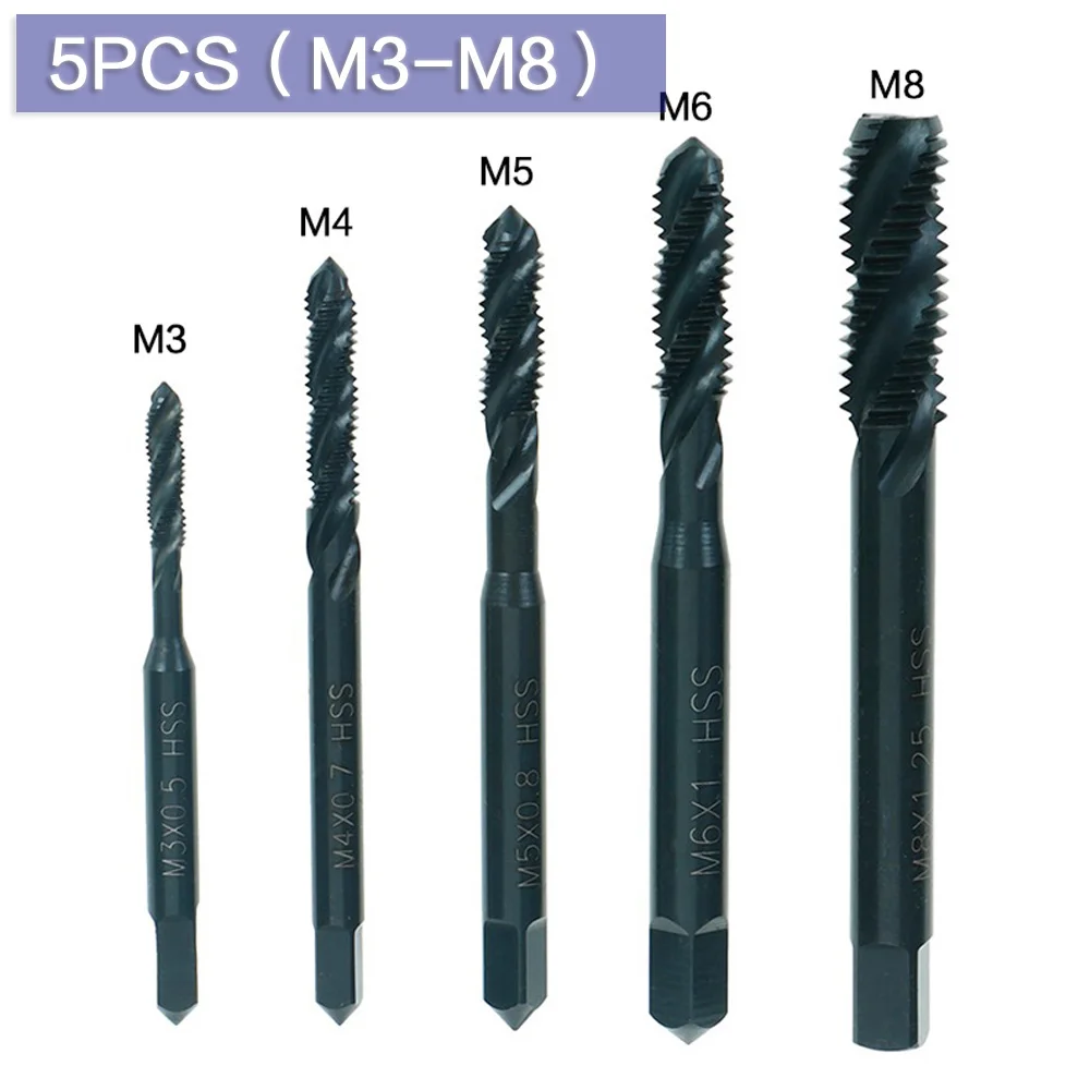 Black 5Pcs Bit