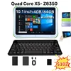 10.1 INCH 64 Bit 4GBRAM 64GB ROM F2 Windows 10 Tablet with Bluetooth Keyboard x5-Z8350 HDMI-Compatible Dual Camera WIFI 1