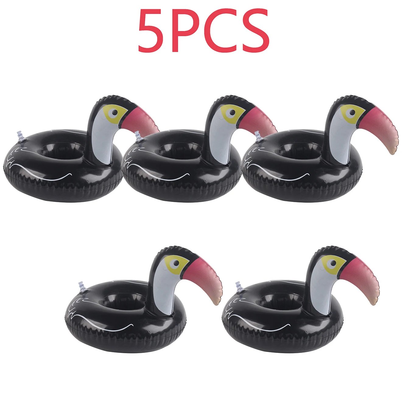 Inflatable Pool Party Drink Floats and Holders