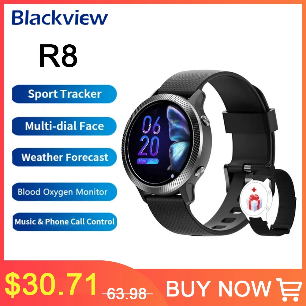 Blackview R7 PRO Bluetooth Smartwatch Answer Call Full Touch Screen Fitness  Tracker IP68 Waterproof Smartwatch for Men Women - AliExpress