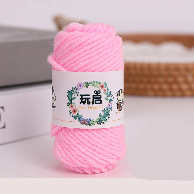 Вязаная пряжа из молочного хлопка | AliExpress