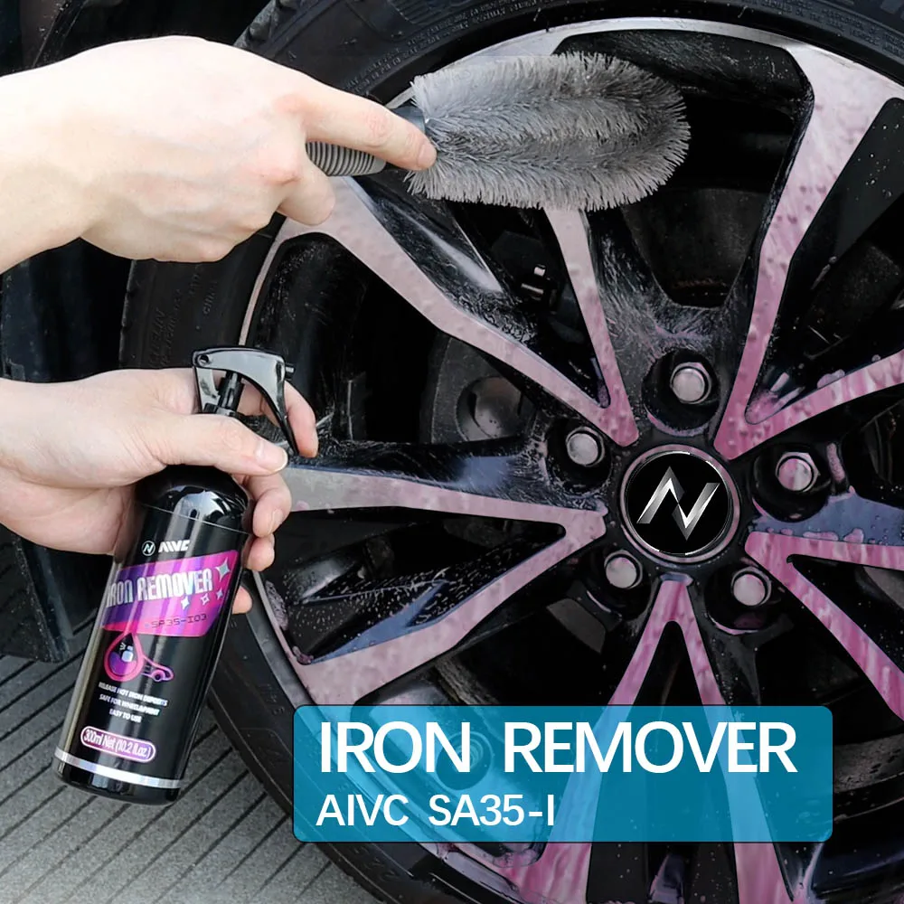 Iron Remover Wheel Iron Remover Car Iron Remover Spray For Car Detailing Wheels Metal Cleaner and Conditioner For Rust Deep Cleaning