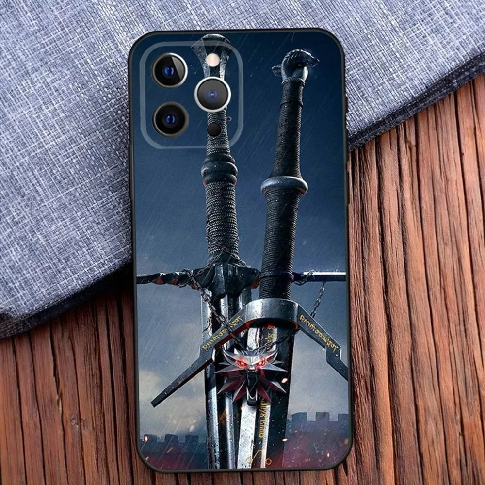 Elegant Black Soft Cover - W-Witcher Wiedzmin Phone Case