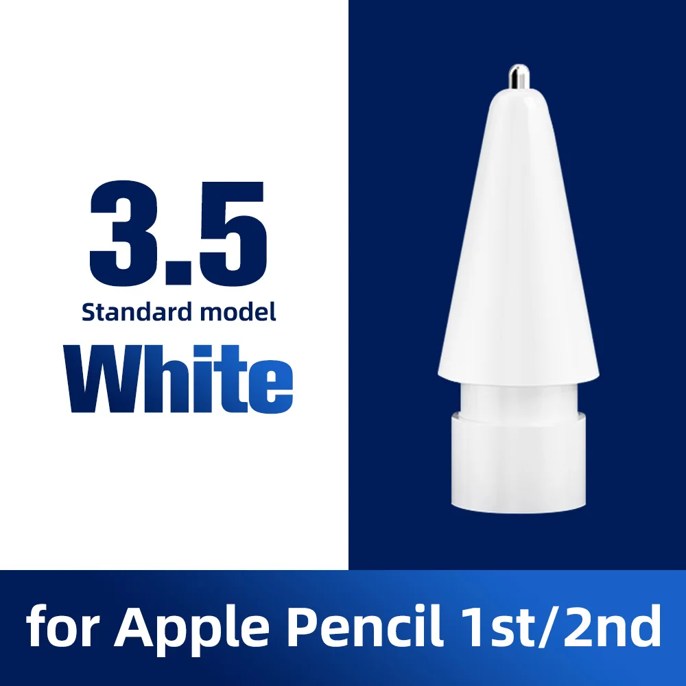 Universal White Transparent Pencil Tip Replacement for Stylus Touch Screen Pen