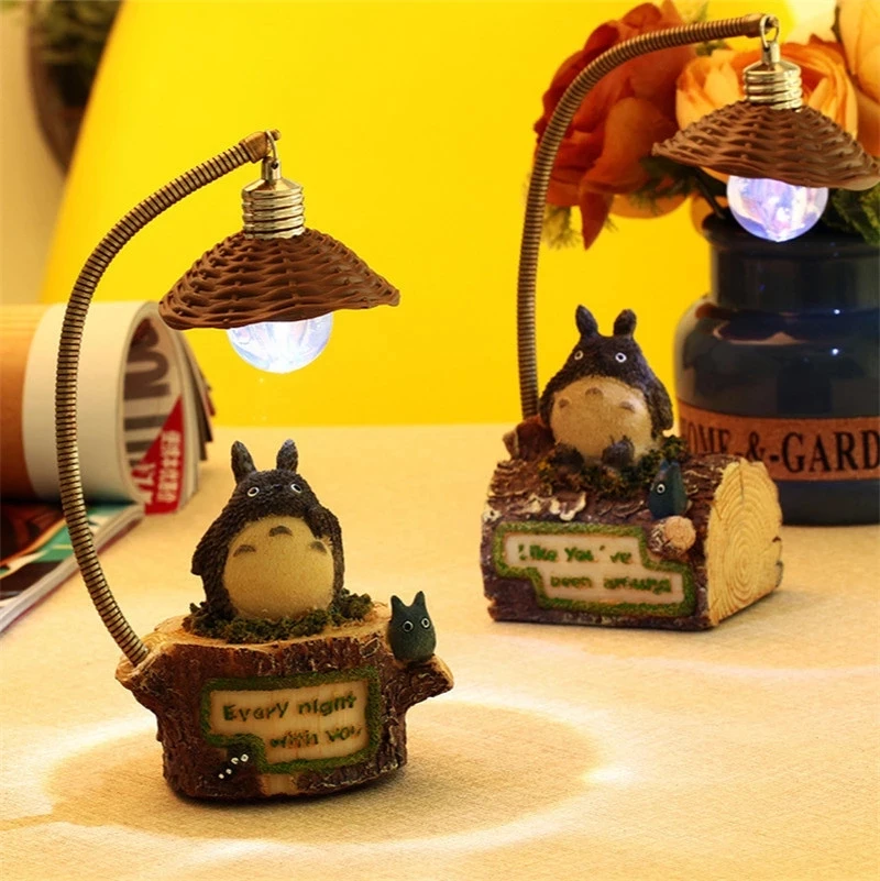 

Student Gift Room Lights Decor Bedroom Lamps Totoro Creative Birthday Gift Anime Japanese-style Luffy Night Light Hand-made