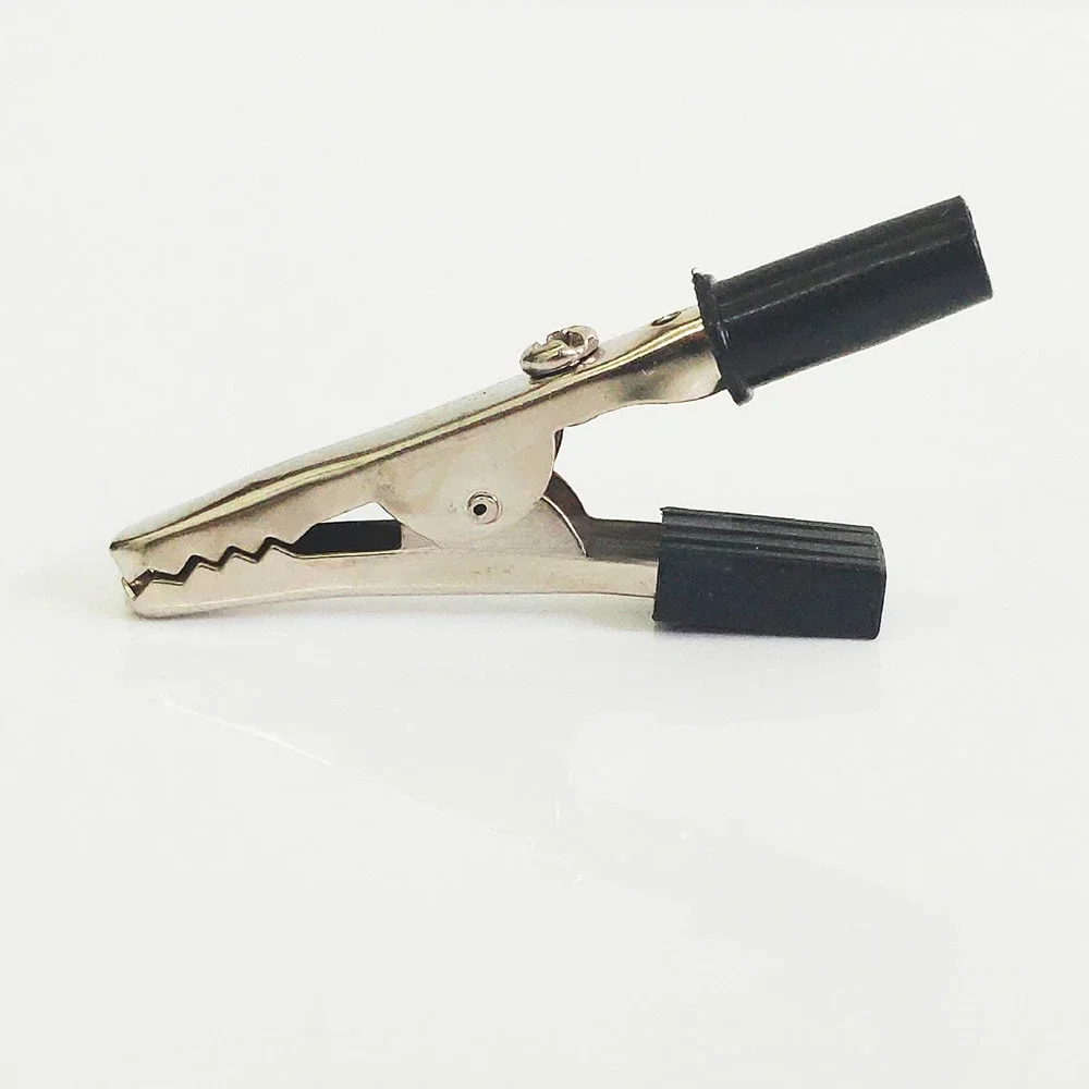 Alligator Clips Crocodile clip 50mm Plastic Handle Test Probe Metal Connector Socket battery Plug Electirc testing 10pcs/lot alligator clips