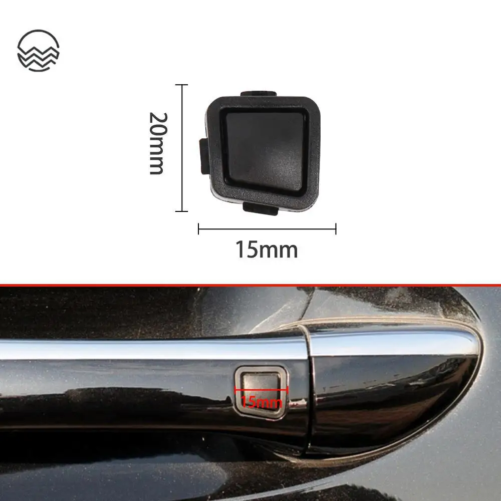 For Mercedes W220 W230 W215 Keyless Entry Door Handle Button Cover Cap Fit For Benz S/CL/SL Cass CL500 S280 SL350