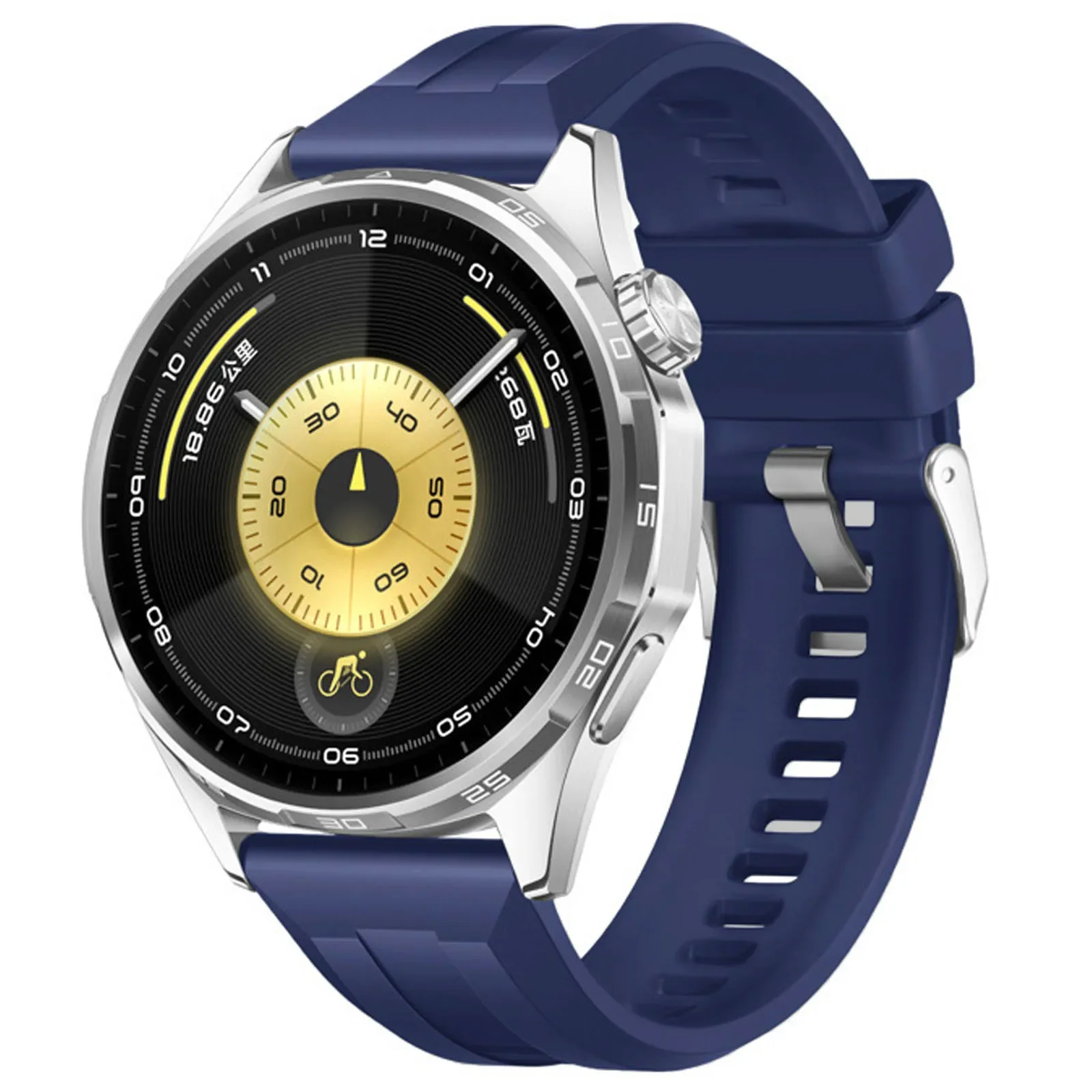 Official 22mm Silicone Sports Watch Strap - Enhanced Comfort and Style