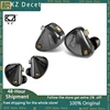 KZ Decet In Ear Wired Earphones Adjustable Earbuds 10 Unit Upgraded Drive 5DD Dynamic Drive HIFI Gaming Earphones 2PIN Cable 1