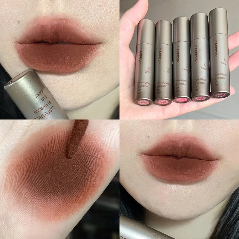 Velvet Matte Mist Waterproof Liquid Lip Gloss - Non-Stick, Smudge-Proof, Long-Lasting